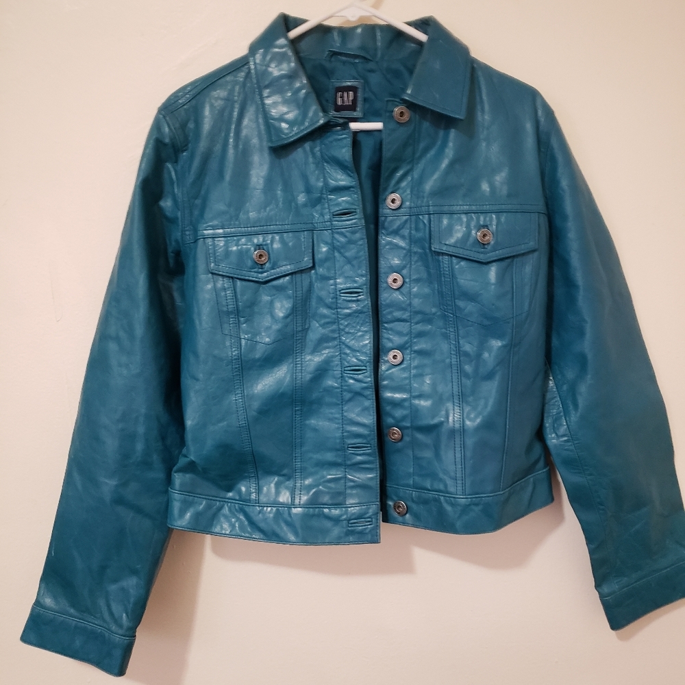 Vintage Gap Icon Leather Jacket